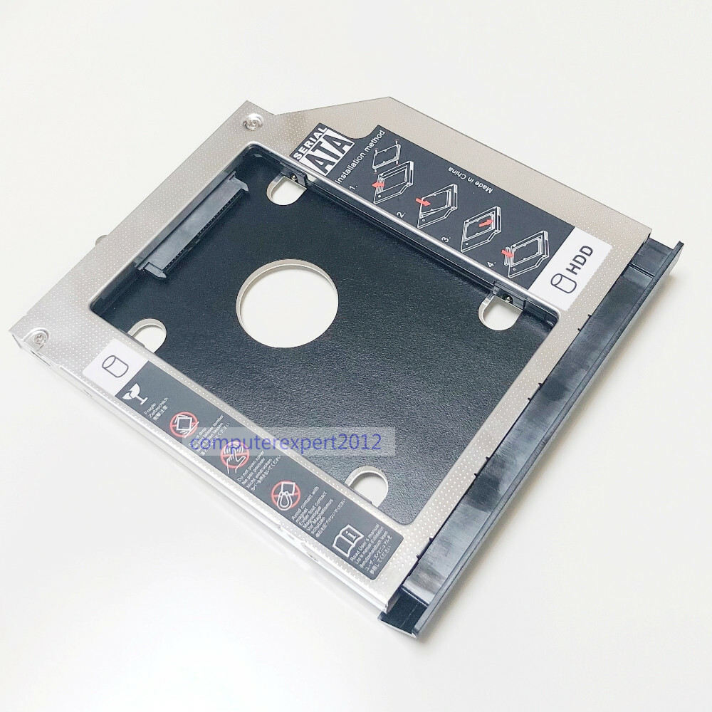 Bezel Cover 2nd HDD SSD hard drive Caddy Metal Bracket For Dell