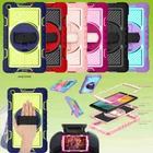 Tablet Case Outdoor Heavy Duty 360 Degree Protection with Carry Strap Cover Stand Up