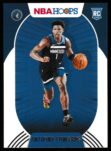 2020-21 Panini NBA Hoops #216 Anthony Edwards RC