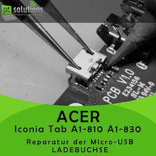RIPARAZIONE Sostituzione Presa di Ricarica USB Connettore ACER Iconia Tab A1-810 A1-830