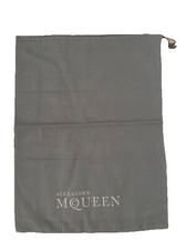 Alexander McQueen 1 Dust Protection Bag Flannel Cotton Grey L46x W35.5 cm New
