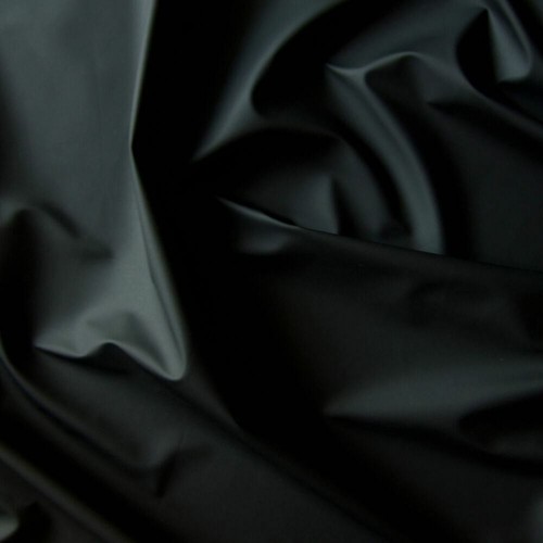 MATTE NON TOXIC PU VINYL LATEX RUBBER WATERPROOF RAINCOAT FABRIC WHITE BLACK 54" - Picture 3 of 158