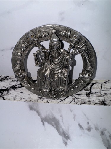 Santa Muerte Belt Buckle