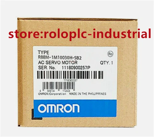 New In Box Original Omron R88M-1M10030H-BS2 Servo Motor R88M-1M10030H-BS2