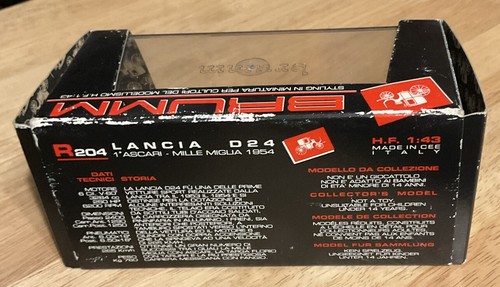 Brumm 1:43 Scale 1954 Lancia D24 - R204 - NIB - Picture 3 of 6