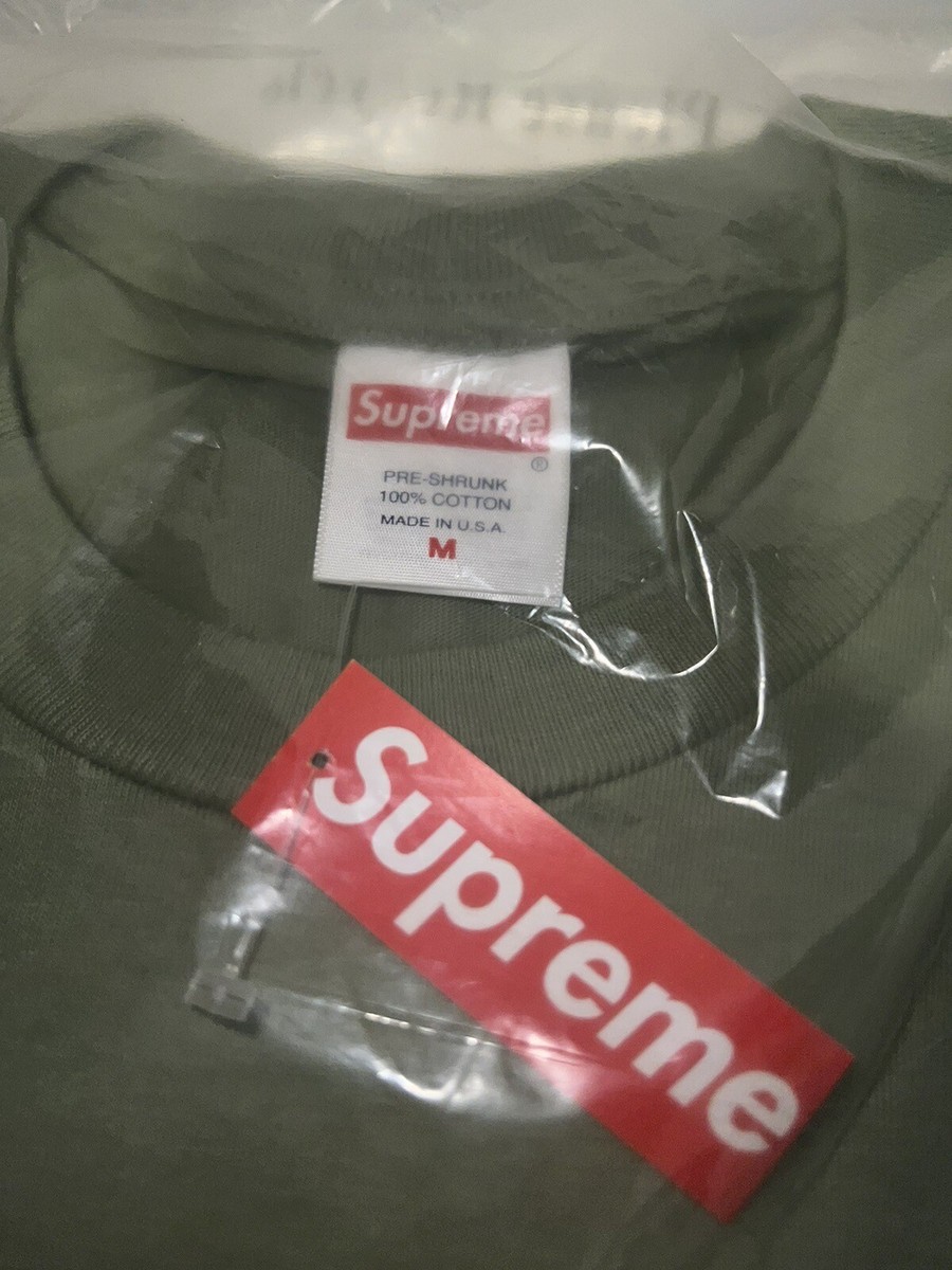 Supreme Kurt Cobain Photo Tee Light Olive SS23 Size Medium