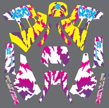 Decals for Suzuki RMX250 RMX 250 GRAPHICS 1989-1992 stickers old school