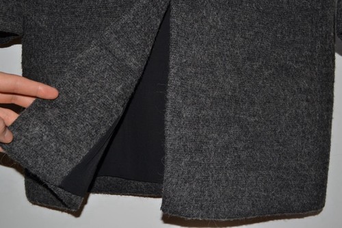 AllSaints wool Abel Coat Gray Size S - Picture 9 of 17