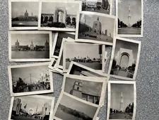 26 Vtg 1939-40 San Francisco Worlds Fair Amateur B&W Photos