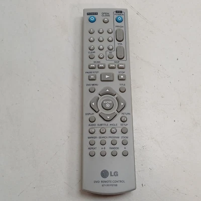 LG 6711R1P070B DVD Remote-Control/Télécommande -TESTED-Genuine - Photo 1/4
