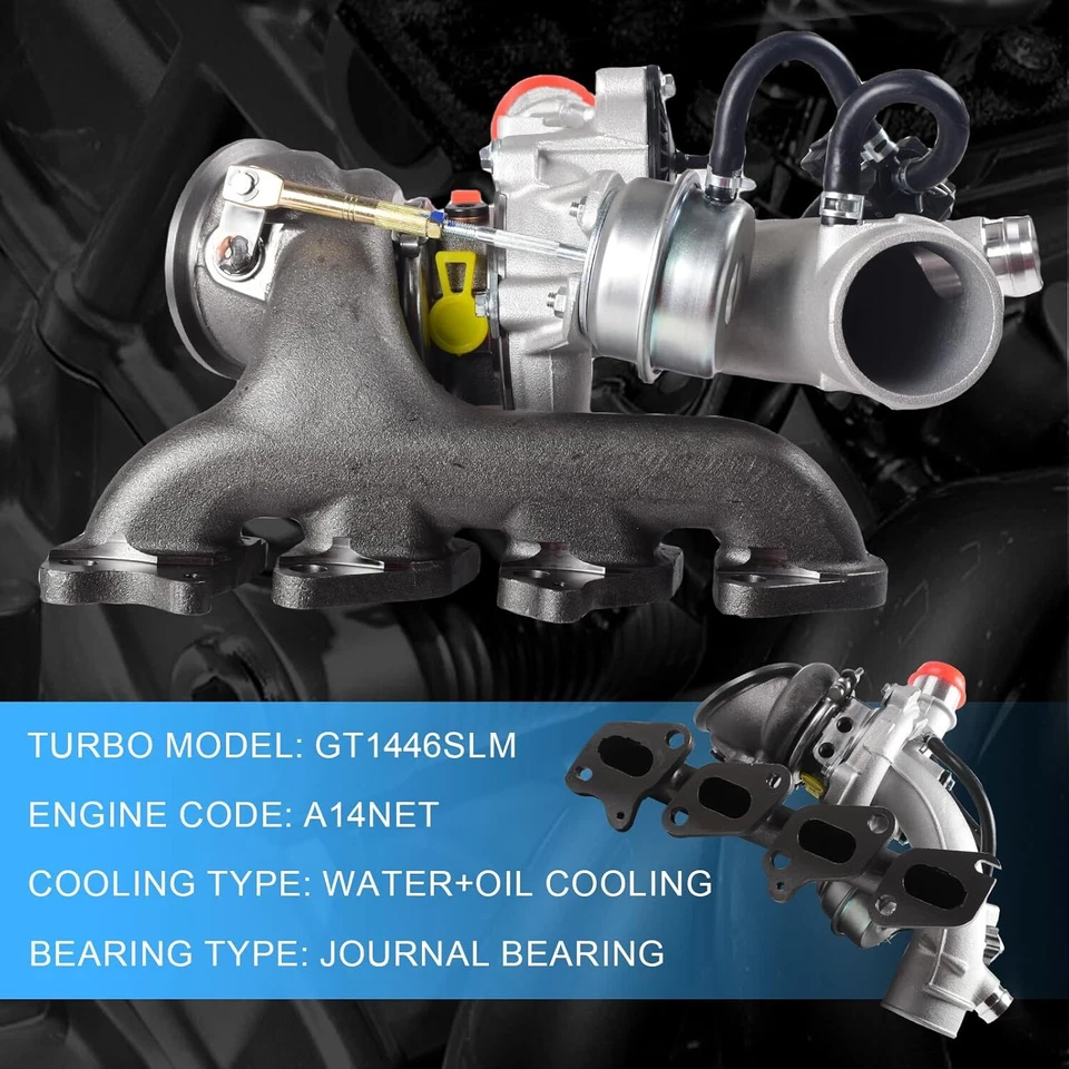 Upgraded Turbo Charger for Chevrolet Cruze Sonic Trax & Buick Encore 1.4L Encore Foto 3 de 4