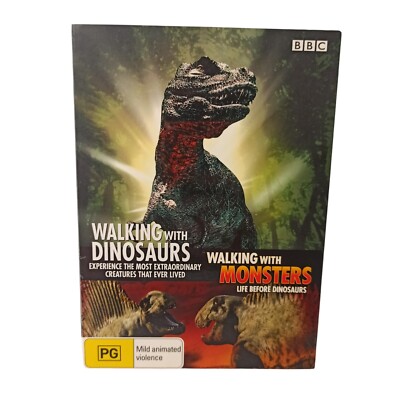 Walking With Dinosaurs & Monsters DVD Documentary Drama BBC Evolution R4 VGC