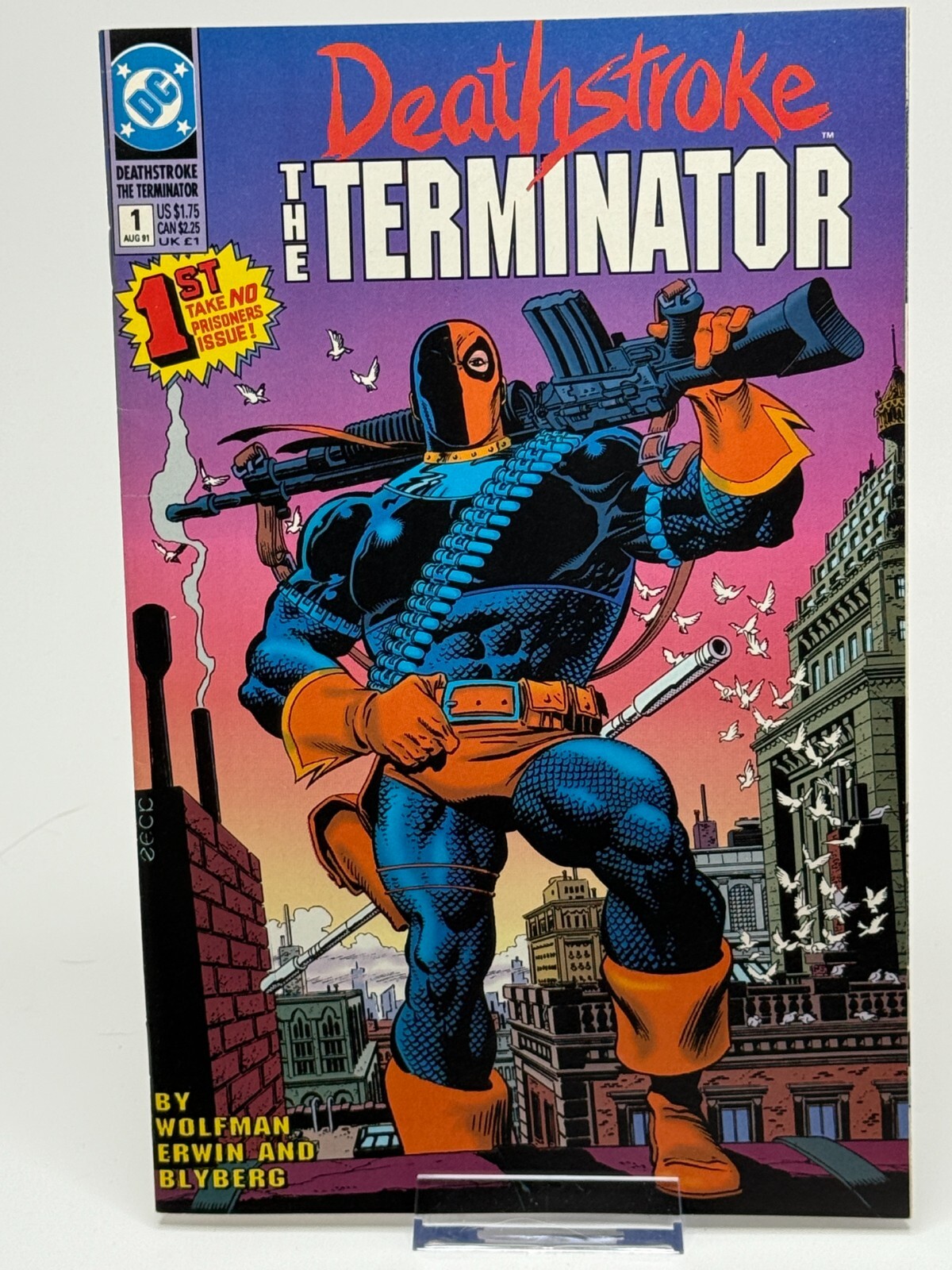 Deathstroke #1 DC Comics 1991 First Appearance Key Issue Marv Wolfman