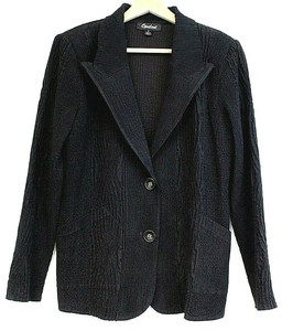 black textured jacket womens