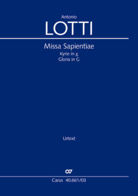 Missa Sapientiae | Antonio Lotti | 2024 | deutsch