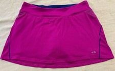 CHAMPION WOMENS PULL ON ATHLETIC SKIRT SKORT WITH BUILT SHORTS SIZE L