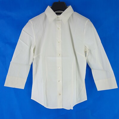 HELDMANN ShirT Bluse Shirt Damen Größe 36 S Creme 3/4 Arm Hemd NP 69,- Neu