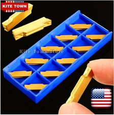 10pcs Carbide Inserts MGMN200-G for MGEHR/MGIVR Grooving Cut-Off Tool Holder