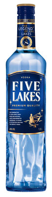 ''Five Lakes'' Vodka 40% vol 1 L