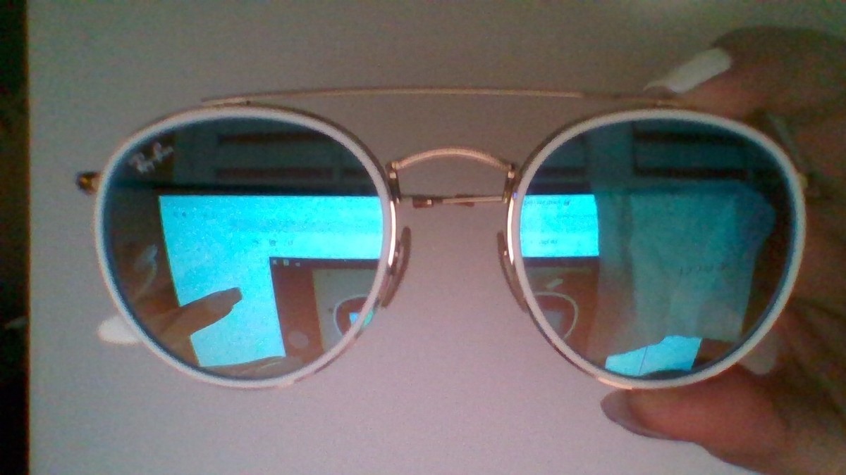 Ray-Ban Round Doucle Bridge RB3647N 001/4O 51-22 Sunglasses Ray-Ban Round Doucle Bridge RB3647N 001/4O 51-22 Sunglasses