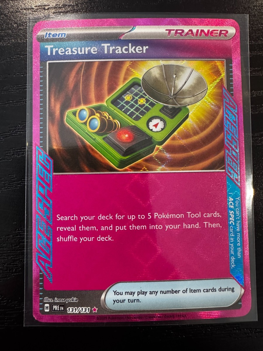 Treasure Tracker - SV: Prismatic Evolutions 131/131 - Pokemon TCG - NM -  HOLO | eBay