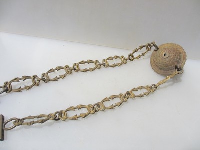 bracket hanger chandelier hook victorian ceiling brass chain antique rose light