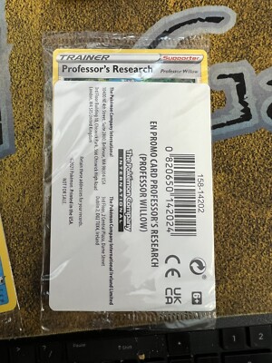 Pokemon SEALED Professor's Research (Professor Willow) Pokemon GO Promo!!