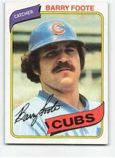 1980 Topps #398 Barry Foote EX/NM Cubs ID:114262