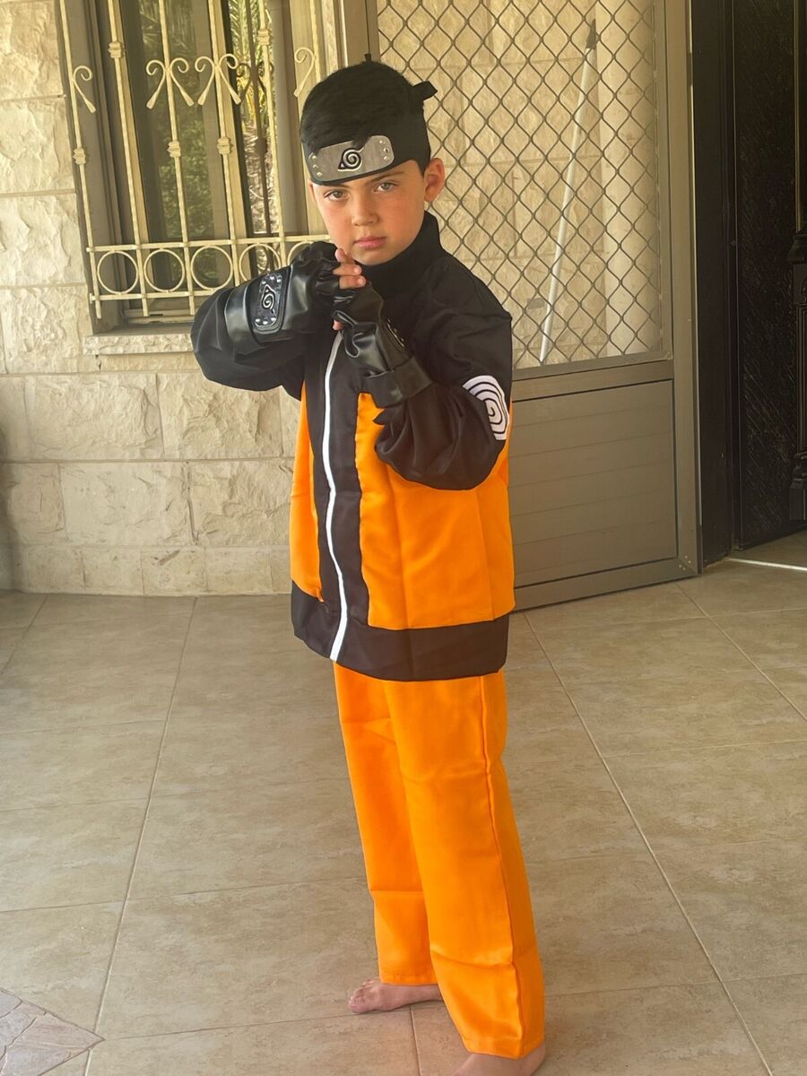 Cosplay Naruto Uzumaki Fantasia Adulto Naruto Clássico Original