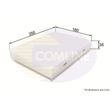 For Renault Kadjar 1.5 dCi 110 Genuine Comline Pollen Cabin Interior Air Filter