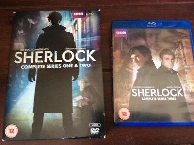 Sherlock Holmes - Staffel Season 1 2 3 [4 DVD + 2 Blu Ray]  Cumberbatch Freeman