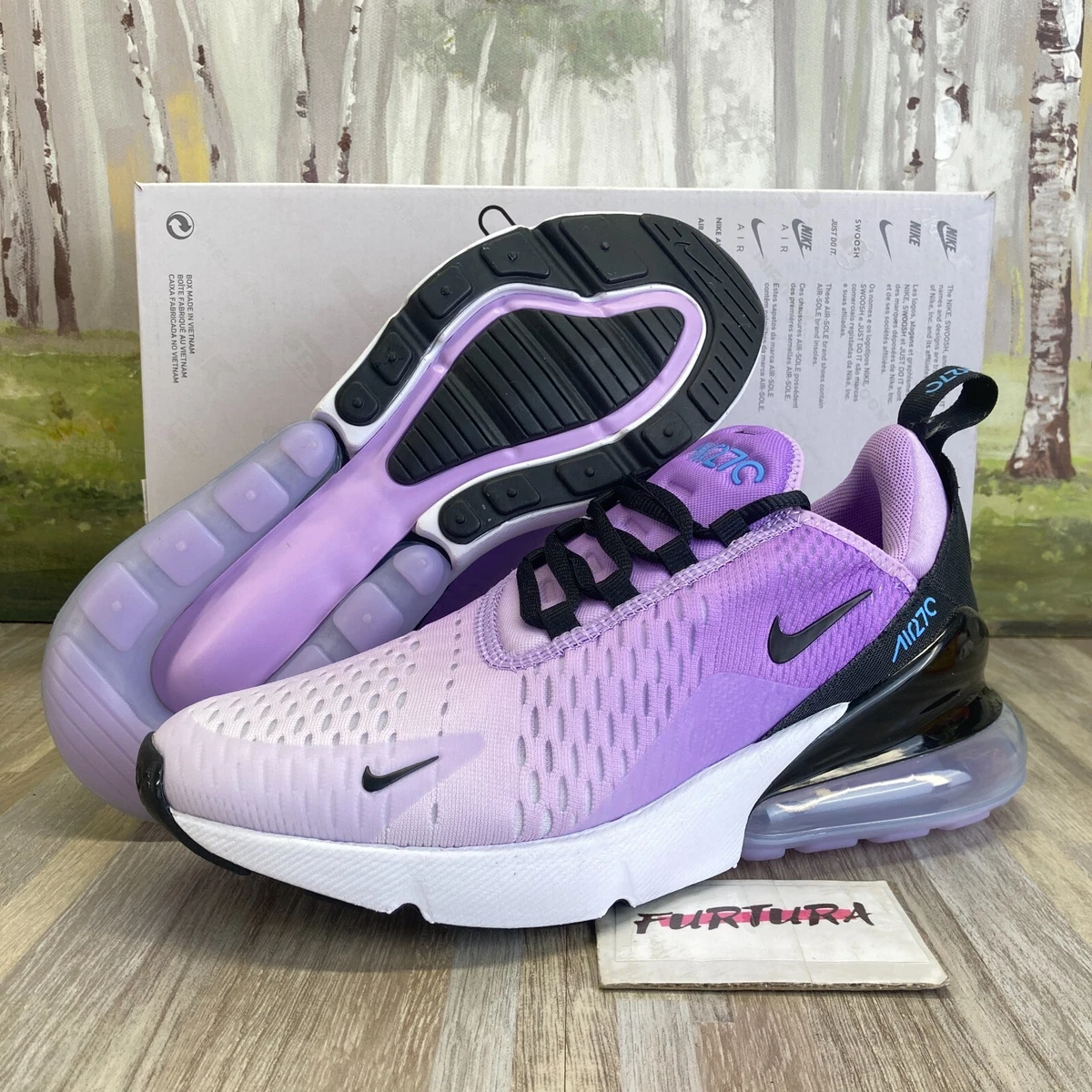 Nike Women's Air Max 270 Lilac Running Shoes