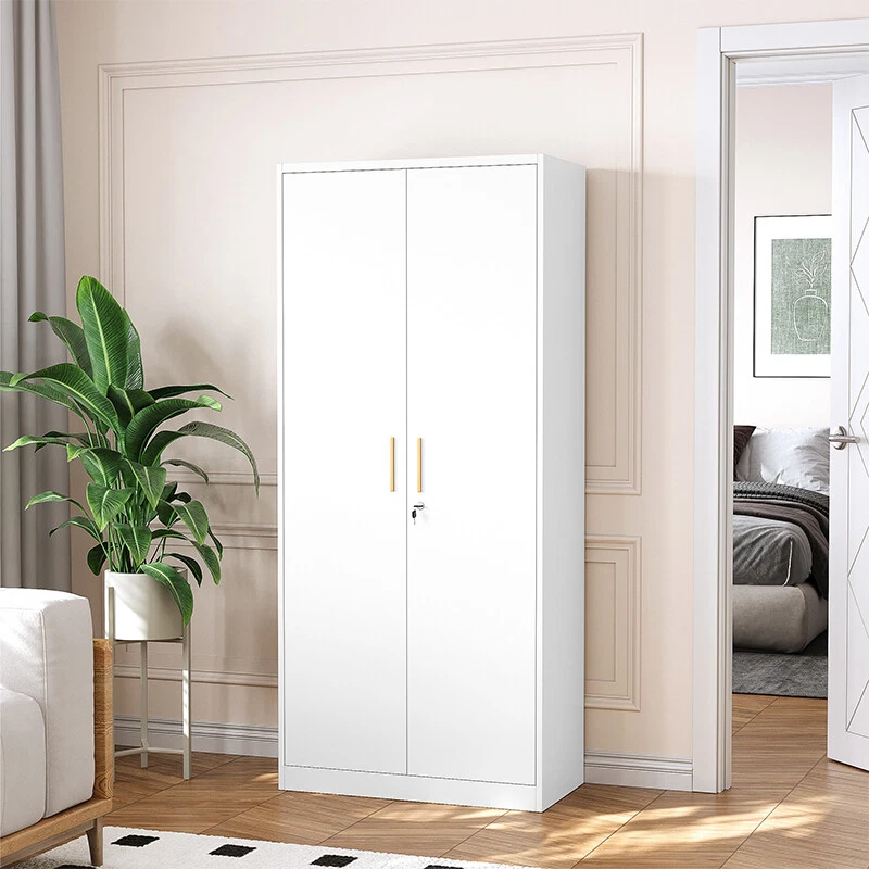 Long handle Metal Storage Cabinet ,71" Garage Storage Cabinet with Lock for Home - Image 3 of 4