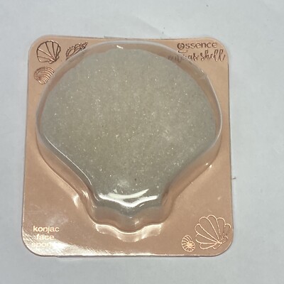 essence  cute as shell konjac face sponge