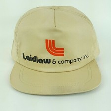 Vintage Laidlaw Transport USA Made Trucker Hat Adjustable Snapback Hipster Cap