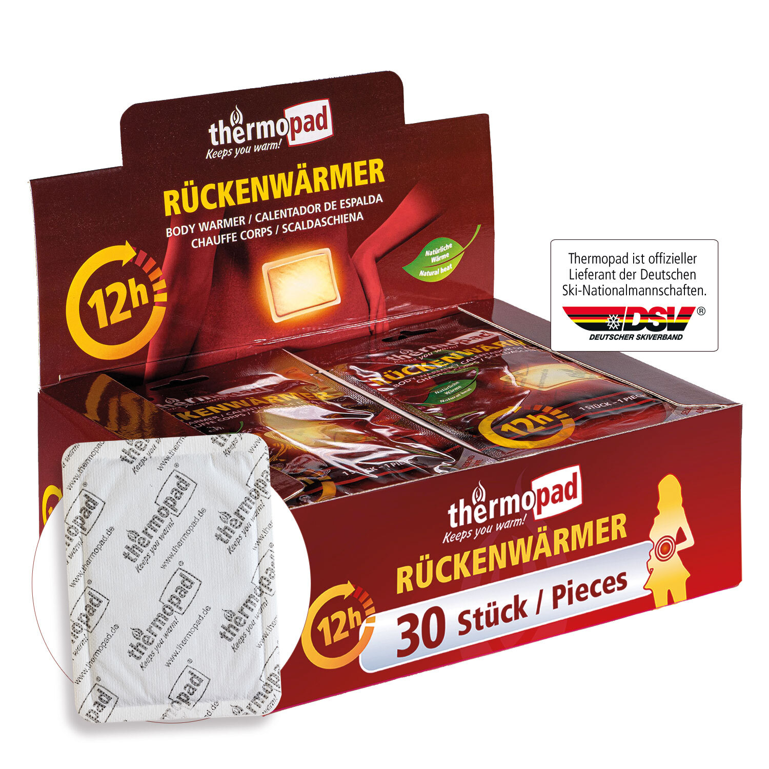 30 x THERMOPAD 12h Rückenwärmer | Wärmepflaster | TOP QUALITÄT
