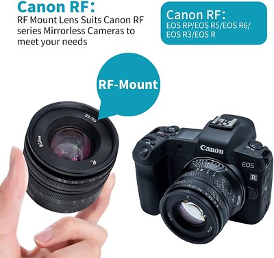 AstrHori 50mm F2.0 Full Frame Lens for Canon EF-M/RF Nikon Sony