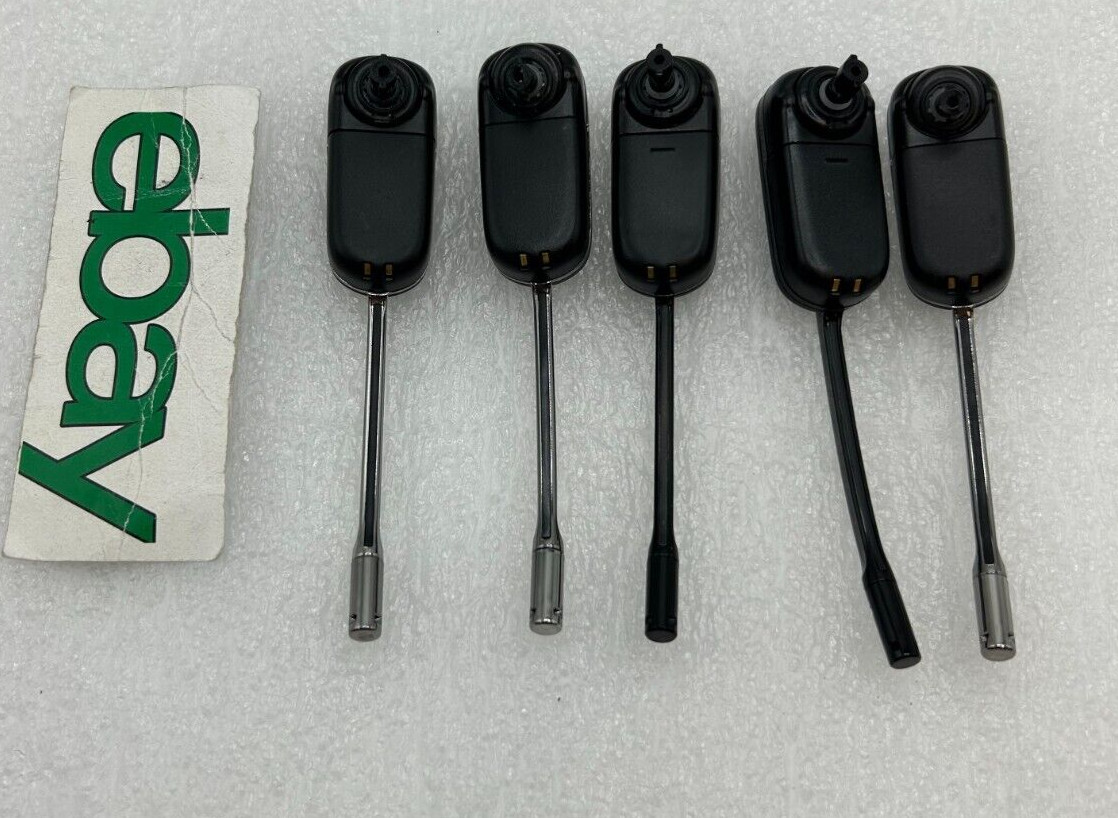 LOT OF 5 GENUINE Plantronics WH500 Wireless Bluetooth Spare Headset Black/Silver