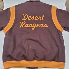 Stall & Dean Desert Rangers Varsity Style Jacket Mens 4XL Coat Quilted Lining
