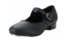 Linodes Unisex PU Leather Easy Strap Tap Shoe Dance Shoes for Women and Men's...