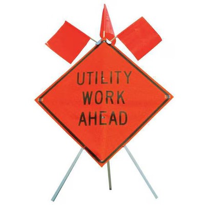 Eastern Metal Signs And Safety 669-E-352 Sign Stand, Material Steel