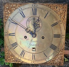 MOOR IPSWICH 8DAY  LONGCASE CLOCK DIAL+movent 12 INCH C 1750