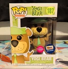 Funko Pop! Animation Yogi Bear Vinyl Figure #187 Flocked Gemini Exclusive