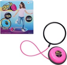 Just Play Skip It Retro Outdoor Toy, Light Up Ball and Digital Small, Pink