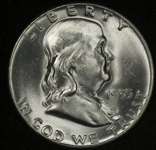 1955 BUGS BUNNY FRANKLIN HALF DOLLAR LUSTROUS UNCIRCULATED