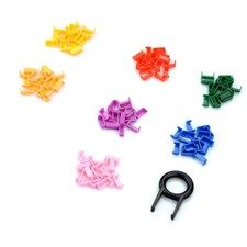 112 Pcs DIY LED Cover Assorted for 104 Mechanical Keyboard - 9.9mm Limited Use C