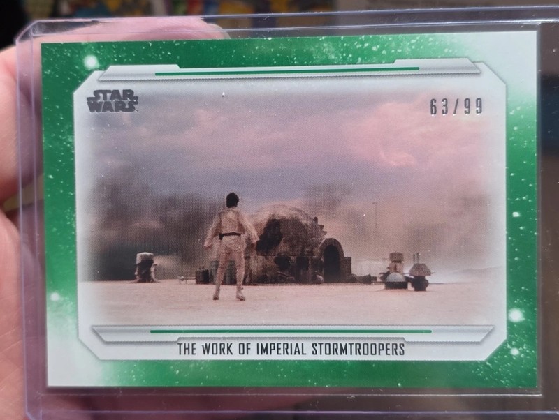 Topps Star Wars Skywalker Saga Imperial Stormtroopers Luke Skywalker #46 /99