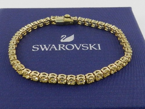 Swarovski Tennisarmband Kristall Rundschliff Matrix