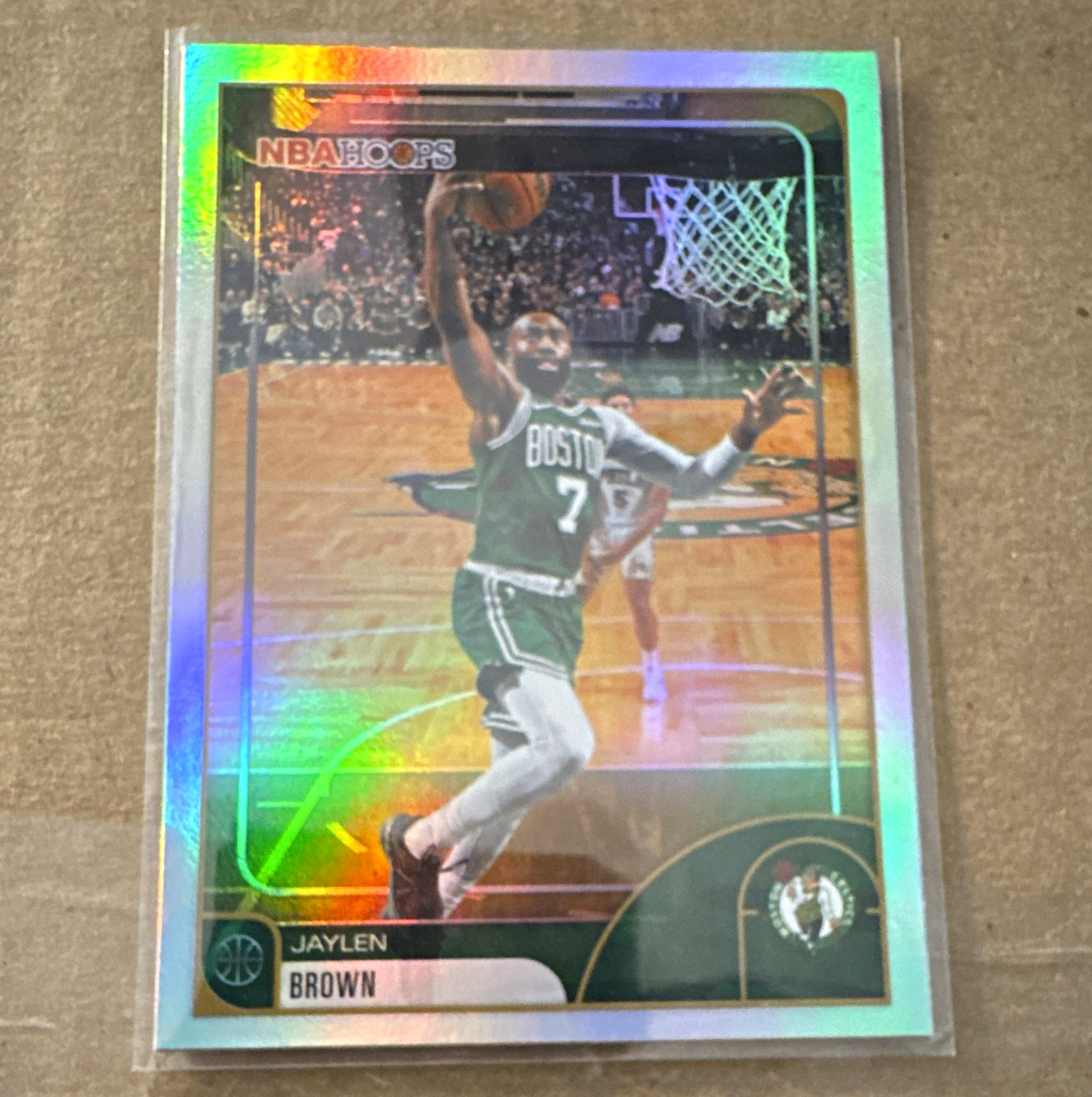 2024-25 Topps NBA Hoops Jaylen Brown Hologram #135 Boston Celtics