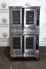 BLODGETT DOUBLE STACKED NATURAL GAS CONVECTION OVEN MODEL DFG-100-3